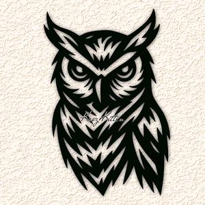 tribal owl 6 wall art home decor