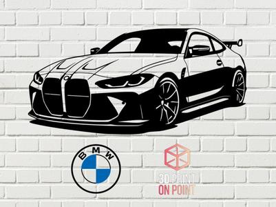 BMW M4 GT - 2D WALL ART