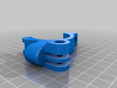 GoPro motorcycle fork hook