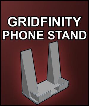 Gridfinity 2x1 Phone Stand - No Supports Needed