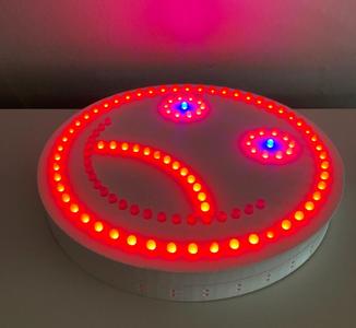 Emoji Lamp inspired by Speed pacer OpenSCAD