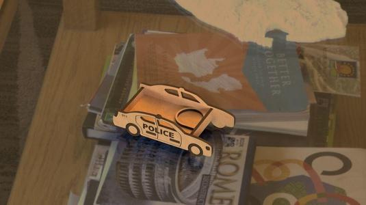 Zombicide Police Car, Laser-Cut