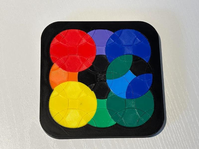 3x3 Deeper Cut Circle Puzzle   