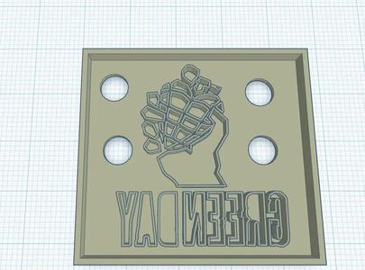Green day cookie cutter   