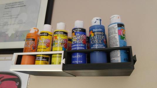rangement de peinture acrylic