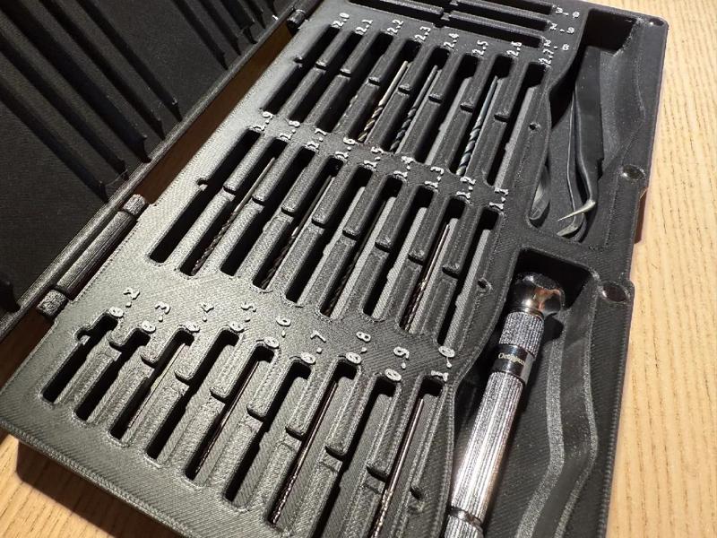 Pangolin Gears - Mini Drill Bit Kit with Hand Drill Holder   