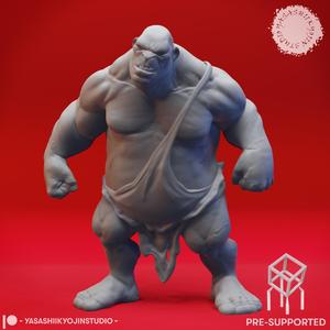 Ogre Brawler - Book of Beasts - Tabletop Miniatures (Pre-Supported)