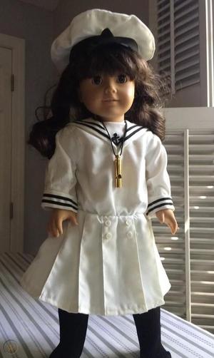 Whistle - American Girl Doll Samantha Middy Summer Outfit