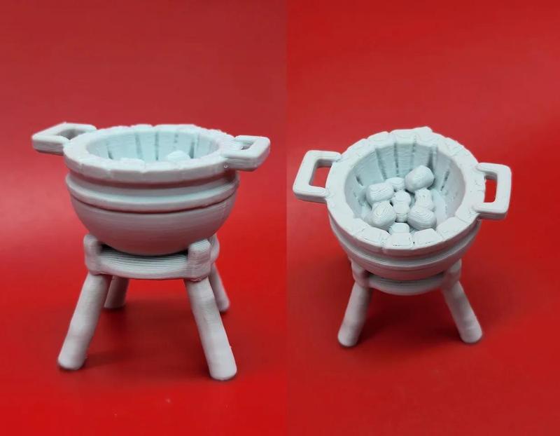 Small Iron Brazier Miniature   
