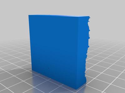 Prague 3d model, custom city print