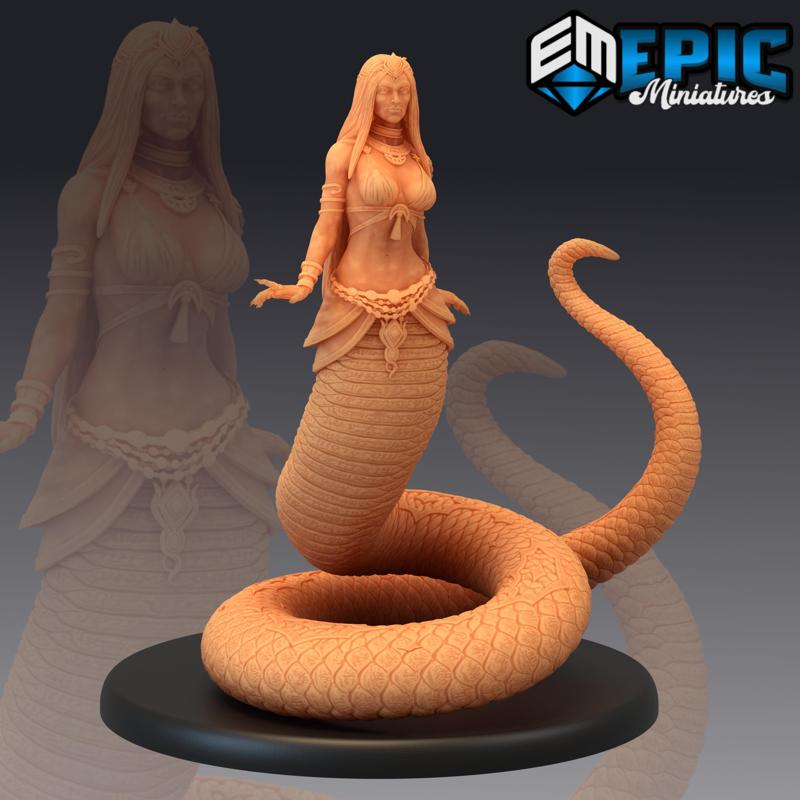 Lamia / Snake Woman / Girl Reptile Hybrid / Swamp Encounter