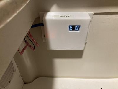 Refrigeration controller box with 0.96 OLED