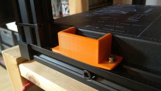 Simplified Ender 5 Power Switch Cover, Frame Mounted, Short Version
