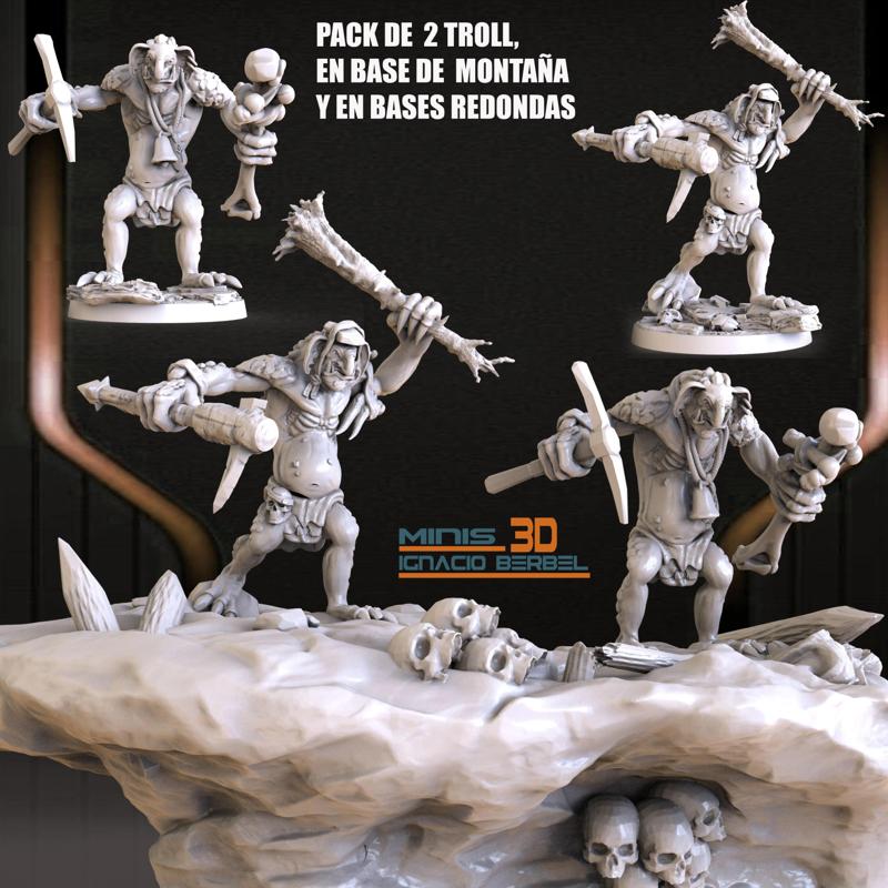 TROLL ROCA , PACKS DE 2