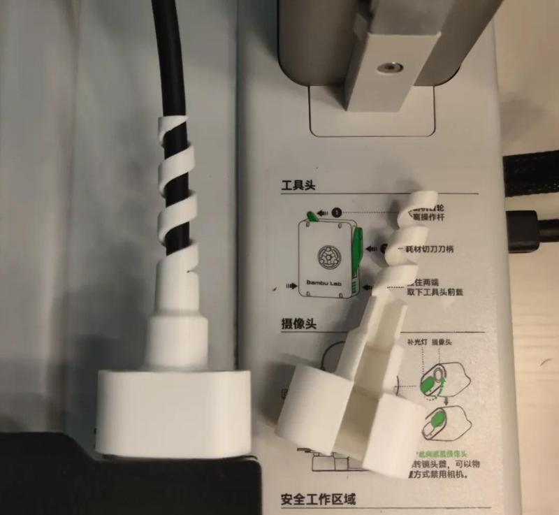 A1 mini Heated Bed Cable - Flexible Protective Sleeve/Guide