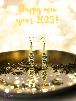 2025 in a bottle earrings