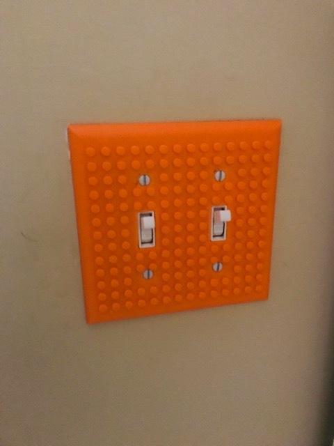 Lego 2-Gang Light Switch Cover Plate