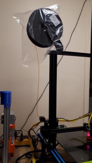 Very low cost on-board humidity control system