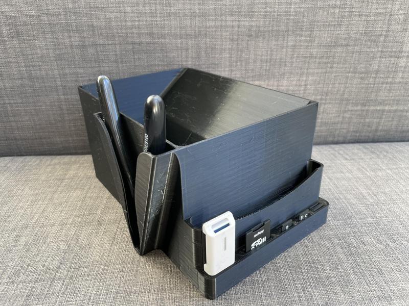 Collection container with storage for Anycubic Kobra