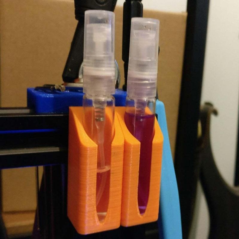 IPA/Solvent spray bottle holder for V-Slot 2020 extrusion