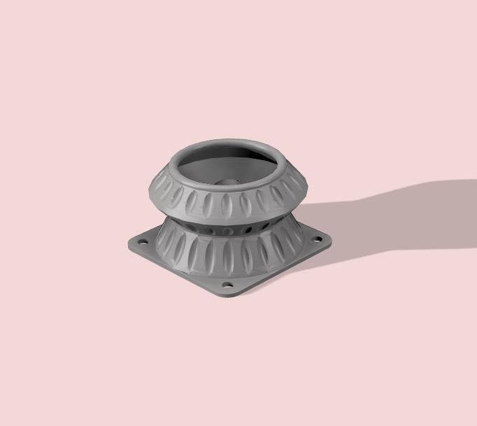 free 3d Printer Fan Sound Dampener Duct for 40mm & 60mm  Fans