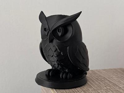Owl 3D On Base