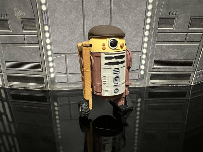 STAR WARS ADVENT CALENDAR 2023 DAY #16 TINY TIM R2, CHRISTMAS CAROL ACTION FIGURE, 3.75", 1/18 KENNER, HASBRO