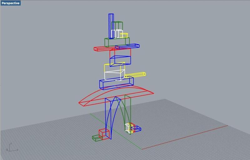 Bauspiel (Bauhaus shipbuilding blocks)
