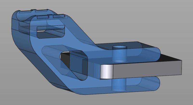 Anet A8 A6 Anycubic Ultrabase heatbed calbe support (Bohrers heatbed holder)