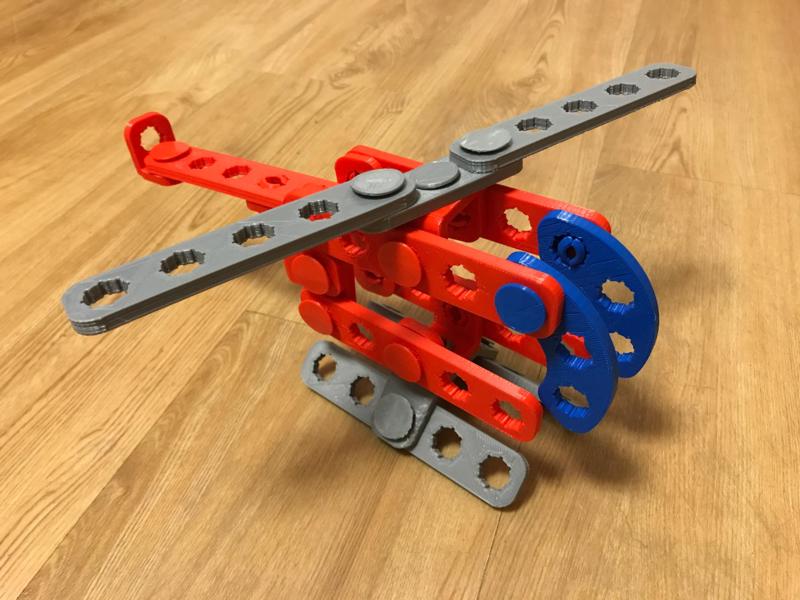 Clickaloo Helicopter Playset