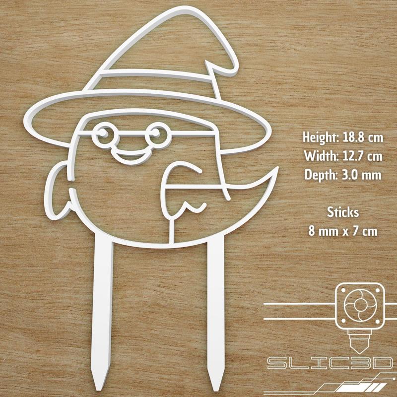 HALLOWEEN CAKE TOPPER, GHOST CAKE TOPPER, BAKERY CAKE TOPPERS