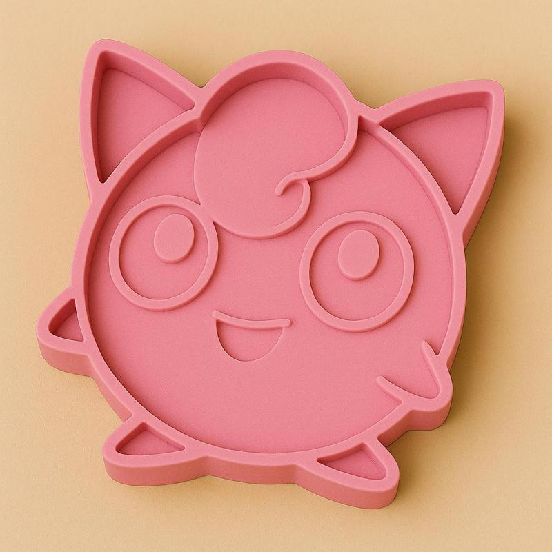 Jigglypuff Face Bath Bomb Mold – 3D Printable Mold