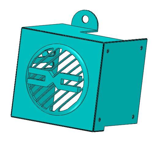 Dacia-Theme Ender3Guard V2: Precision Fan Cover