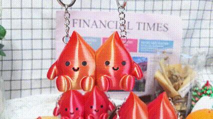 【Parts】Little Flame Baby Keychain Fridge Magnet (25g)