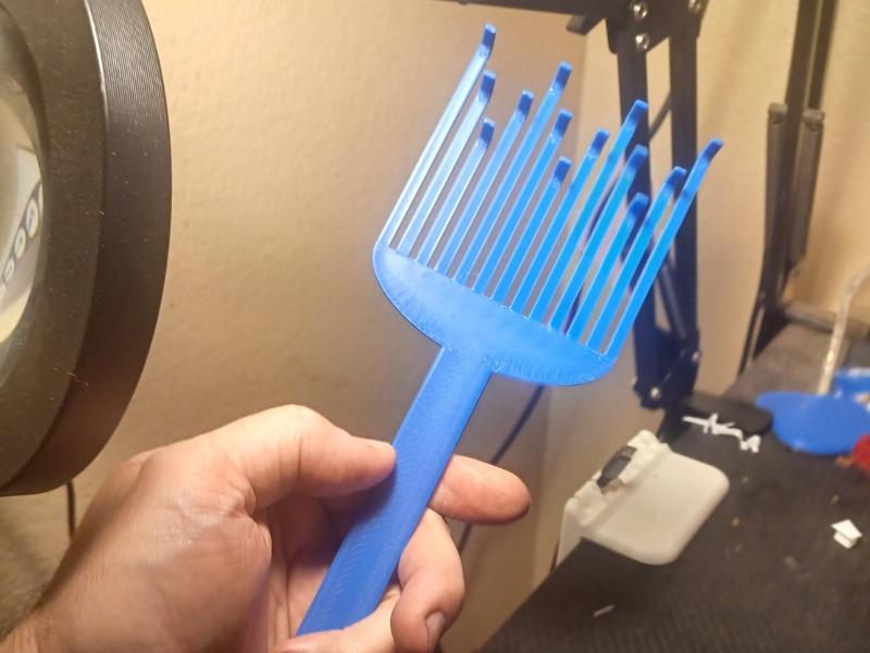 "The Rake" Print In Place Back Scratcher Massager