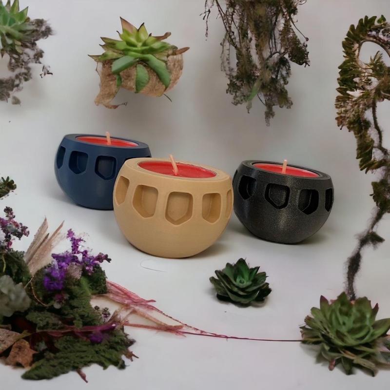 Voronoi Candle Holder