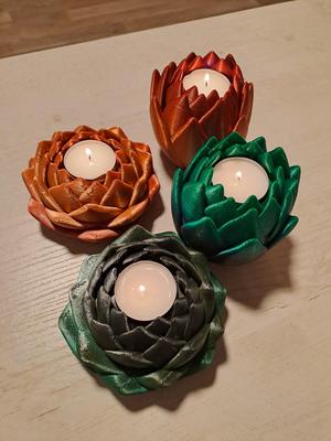 Lotus Tea light Holder, Yoga, Candle
