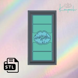 Lips Waxmelt Snap Bar Master Mold for silicone mold casting