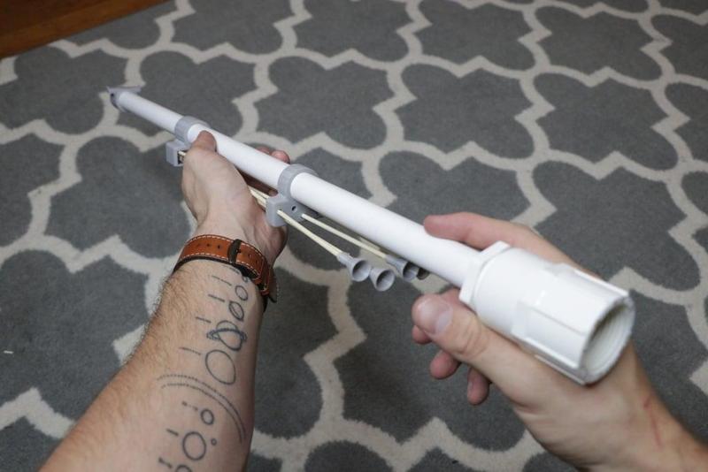 3D Printing and PVC Blowgun!