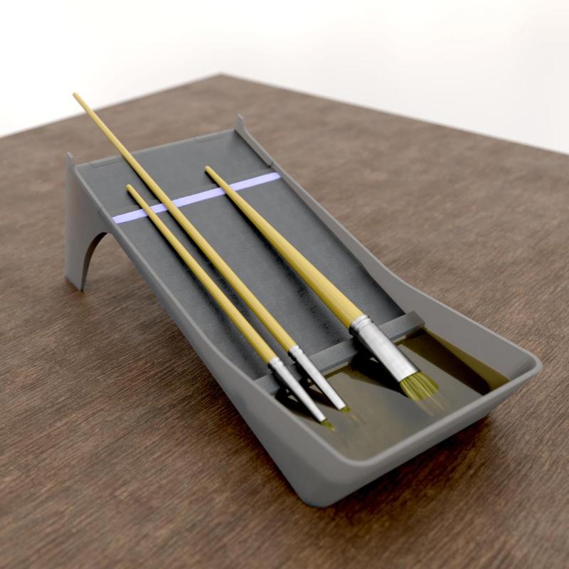 Oil Paint Brush Tray