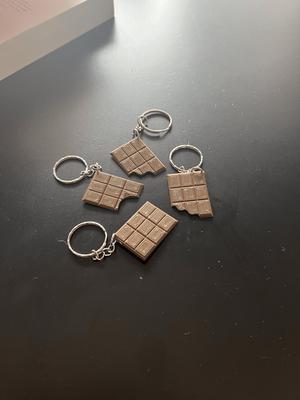 Keychain Chocolate bar // llavero Barrita de chocolate
