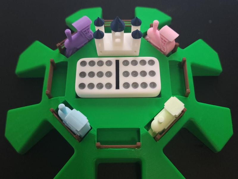 Mexican Train / Castle Centerpiece