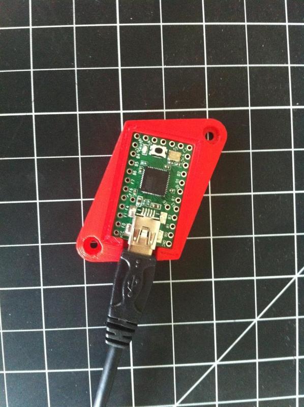 Mountable Bumper for Teensy USB Dev Board