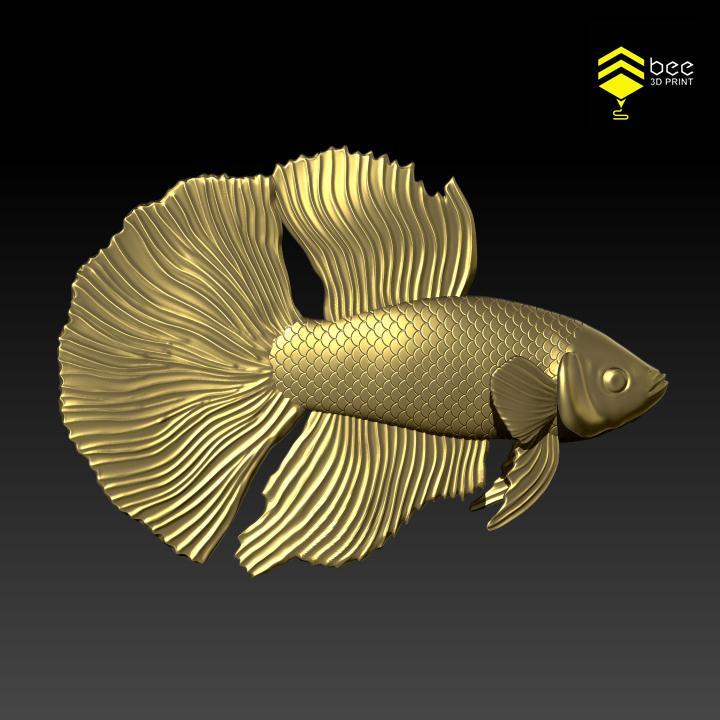 Betta fish - Ready for 3D print