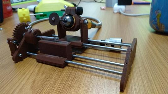 Adjustable Dremel Holder for The little bolt hobbit