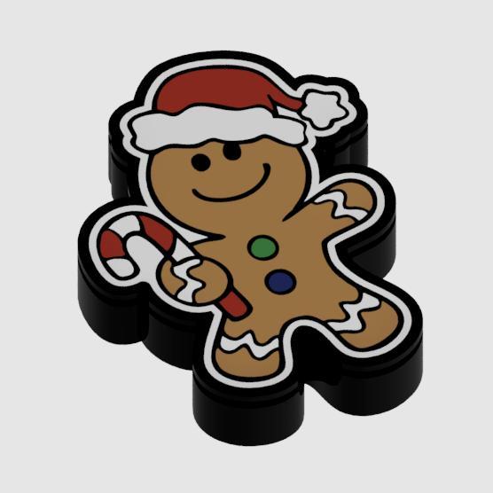 Christmas lamp, gingerman