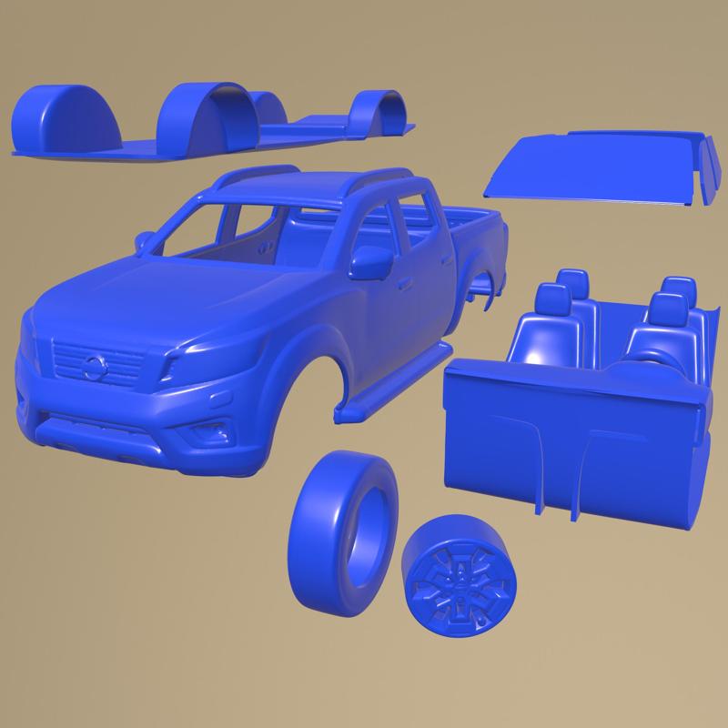 Nissan Navara Doublecab 2020 PRINTABLE CAR IN SEPARATE PARTS