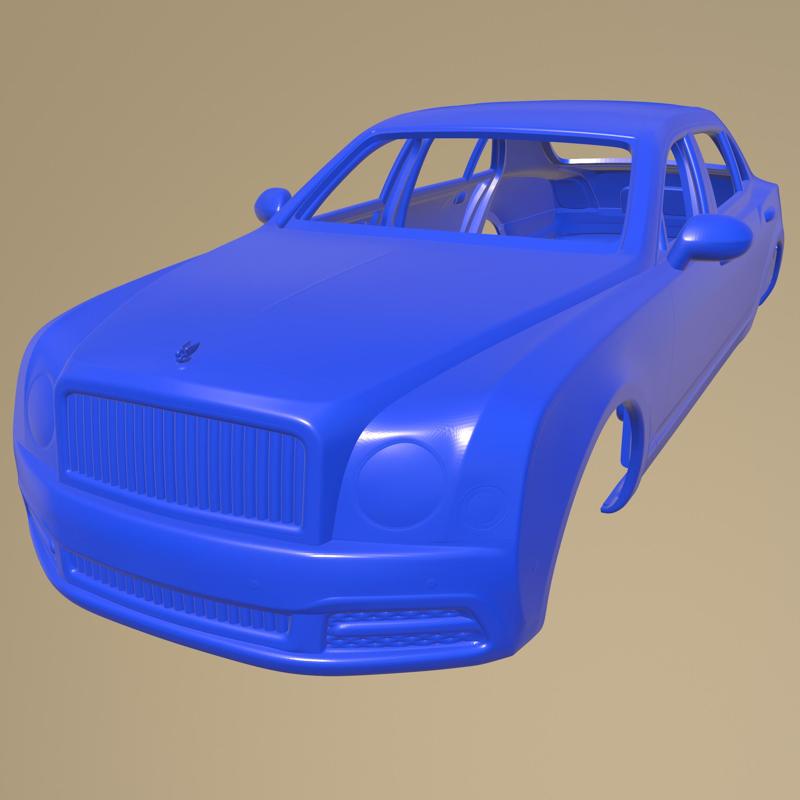 Bentley Mulsanne EWB 2017 PRINTABLE CAR BODY