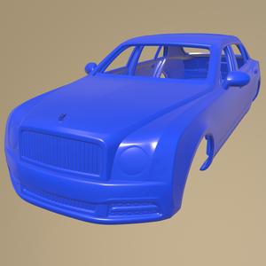 Bentley Mulsanne EWB 2017 PRINTABLE CAR BODY