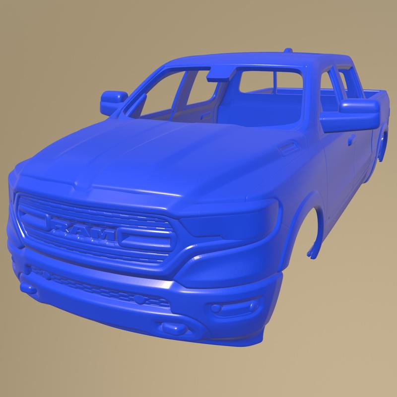 Dodge Ram 1500 CrewCab Limited 2019 PRINTABLE CAR BODY